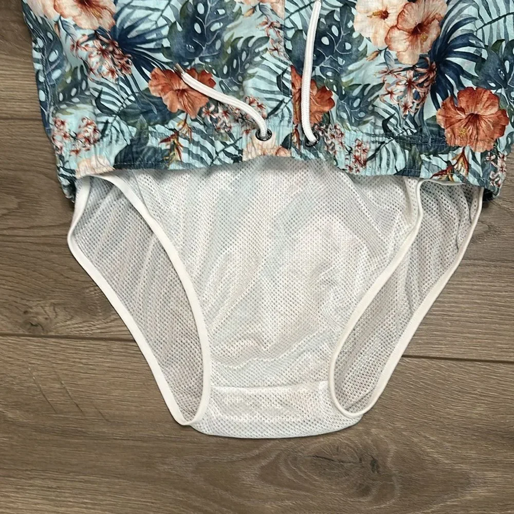 Franks Australia 5.5” Maui Sky Floral Print Swim Trunks Size XL‎